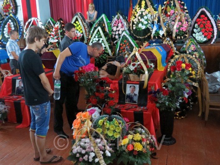 Похороны мелитопольских летчиков