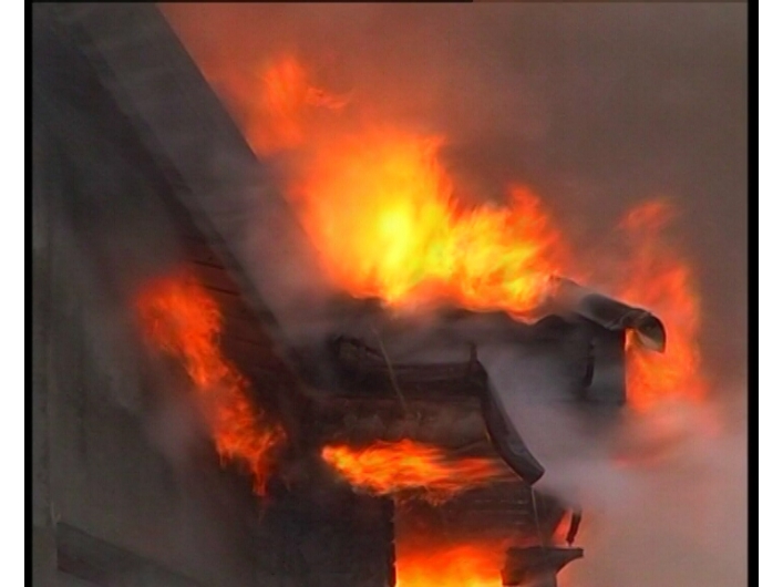 Пожар в Мелитополе на ул. Сидоренко