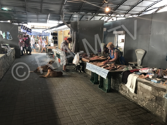 Рынок Мелитополя рыба