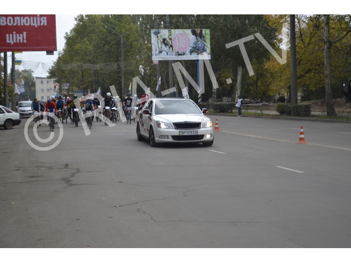 Велогонка в парке Горького