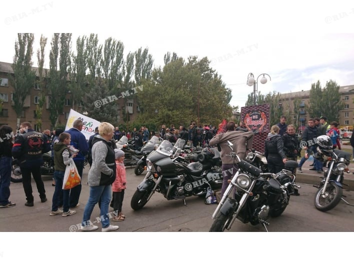 Мотоциклы в центре города