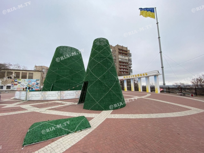Площадь Победы в Мелитополе