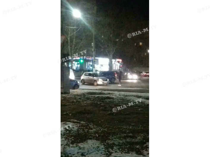 ДТП на дороге Мелитополя ночью