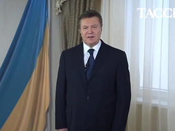 Появилось видеообращение Януковича по поводу президентских выборов в Украине