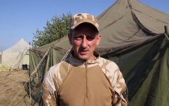 Украинских военных обстреляли со стороны РФ (видео)