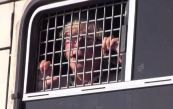 В Москве полиция задержала участников акции "Мы с тобой, Украина" (видео)