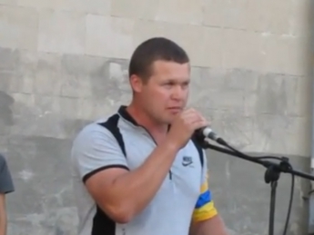В городе симпатиков Януковича неожиданно резко стали поддерживать Правый сектор (видео)