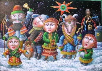 Украинские Рождественские колядки (тексты)