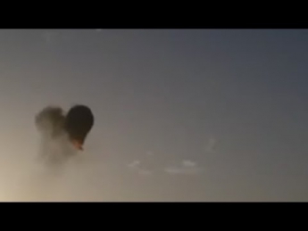 В США загорелся и упал воздушный шар с 16 пассажирами (видео)