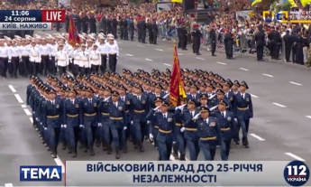 В Киеве прошел военный парад, - полное видео