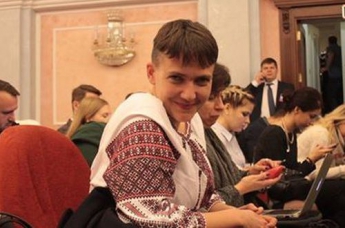 В Москве беснуются из-за Савченко в вышиванке (фото)