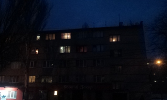 В Мелитополе горело общежитие (видео)