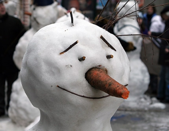 Вот такой вот снеговик. Парад "монстров" организовали в соцсетях (фото)