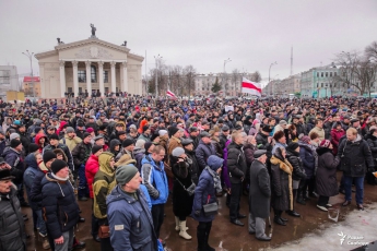 В белорусском Гомеле протестуют против "тунеядского декрета"