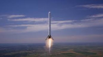 Впечатляющее видео: посадка первой ступени ракеты Falcon 9
