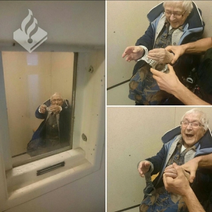 В Нидерландах "арестовали" 99-летнюю бабушку, которая всю жизнь мечтала об этом (фото)