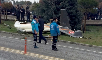 Вертолет с российскими бизнесменами разбился в Стамбуле (фото, видео)