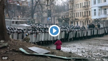 Савченко на Майдані: з'явилося нове відео під час сутичок на Грушевського