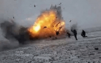 Военные РФ пытались проникнуть на территорию Украины, но подорвались на мине