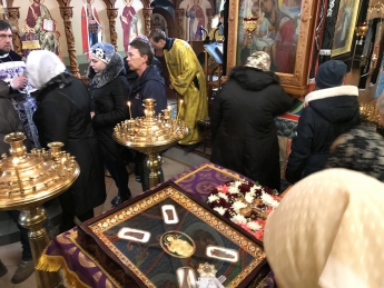 В собор А. Невского привезли великую святыню (фото)