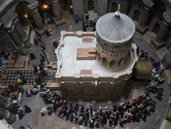 В храме Гроба Господня в Иерусалиме завершилась реставрация часовни