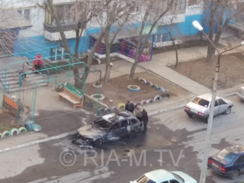 В центре города сожгли "БМВ" (фото)