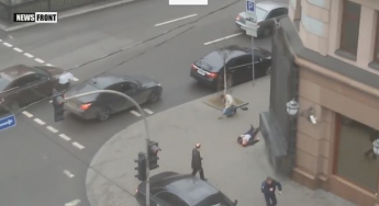 Новое видео очевидца перестрелки киллера и охранника Вороненкова