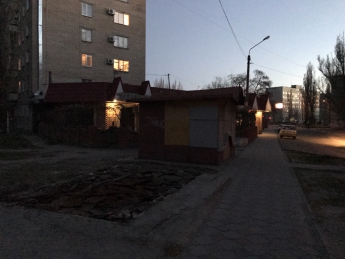 В Мелитополе исчез с тротуара МАФ (фото)