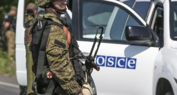 В Інтернеті показали відео вибуху автомобілю місії ОБСЄ на Донбасі
