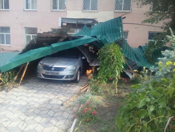 Крыша прощай - ураган снес кровлю института в Мелитополе (фото)