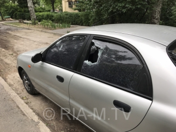 В Мелитополе разбили служебный автомобиль председателя суда (фото)
