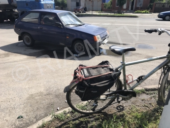 ДТП на объездной: Таврия сбила велосипедиста (фото)