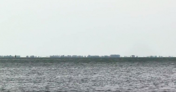 В Азовском море на видео засняли мираж (видео)