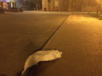 В Мелитополе в центре города обнаружен труп