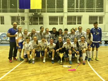 Женская команда флорболистов привезла в город Кубок Украины (фото)
