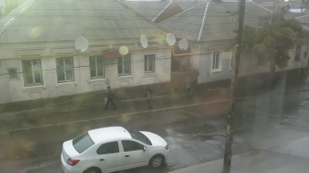 Мелитополь накрыло дождем на все выходные (фото)