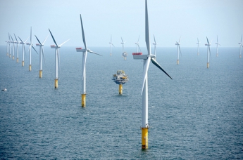 В Северном море запущена плавучая ветроэлектростанция: видео