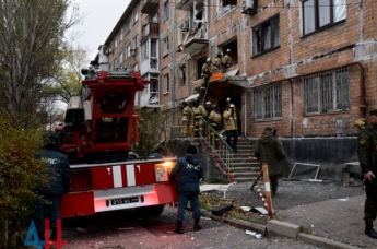 Взрыв в центре Донецка, есть пострадавшие (фото)