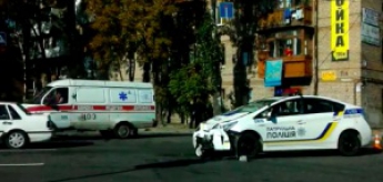 Полицейский "Приус" снова попал в ДТП