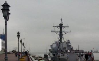 В Одессу прибыл корабль НАТО, вооруженный до зубов