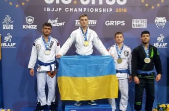 Украинский спортсмен по джиу-джитсу завоевал титул чемпиона Европы