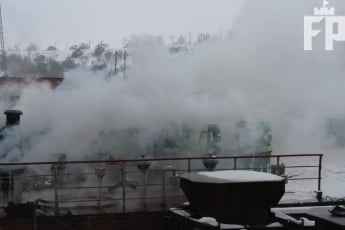 Появилось видео пожара на Набережной в Запорожье (фото, видео)