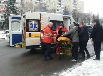 В Запорожье водитель сбил женщину прямо на «зебре» (фото)