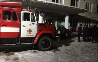 В Тернополе горела детская клиническая больница