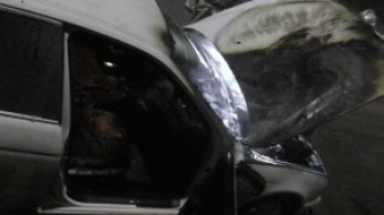 Предпринимателю из Запорожской области подожгли авто (Фото)