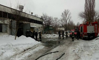 В Святошинском районе Киева сгорели четыре автобуса