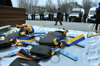 Мелитопольскую полицию «вооружили» новыми автомобилями
