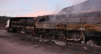 В Турции в ДТП заживо сгорели более 10 человек (Фото)