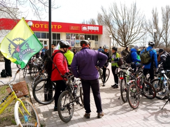 Мелитопольские велосипедисты открыли сезон (фото)
