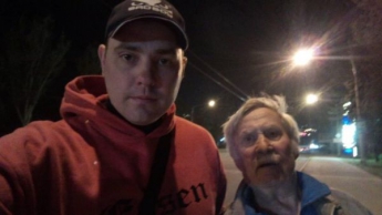Запорожские активисты нашли пропавшего дедушку, имевшего проблемы с памятью (Фото)